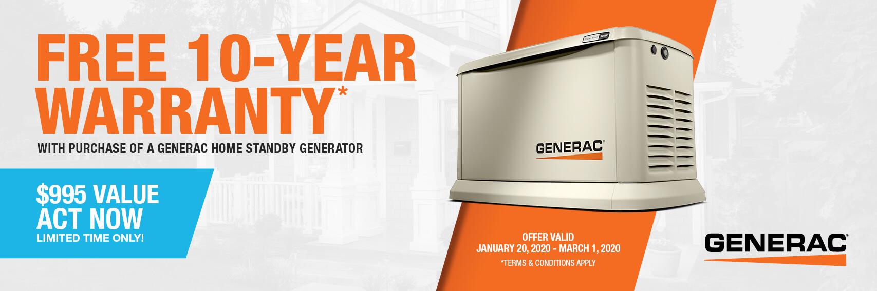 Homestandby Generator Deal | Warranty Offer | Generac Dealer | Saint Clair, MI